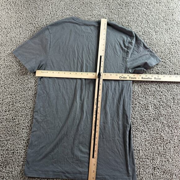 Fender Shirt Mens Small Gray Black Guitar Amp Palm Tree Beach Short Sleeve - Picture 7 of 10